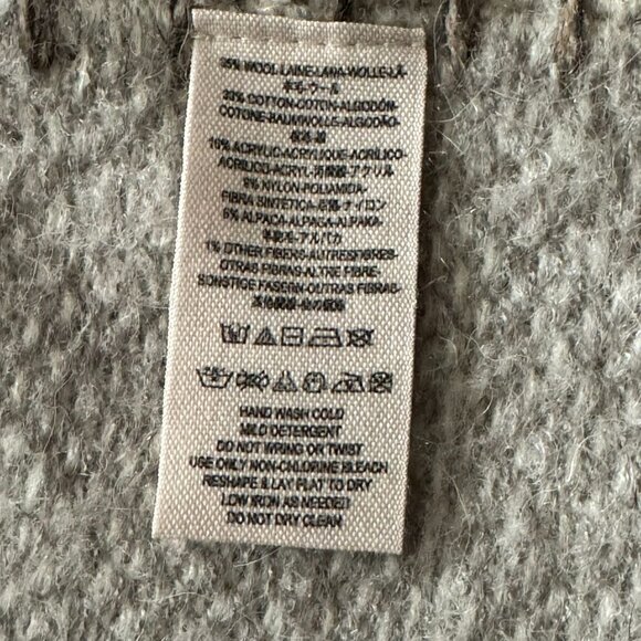 Free People Open Front Sleeveless Fringe Hem Vest Sweater Top Boho Bohemian O/S - Picture 12 of 13